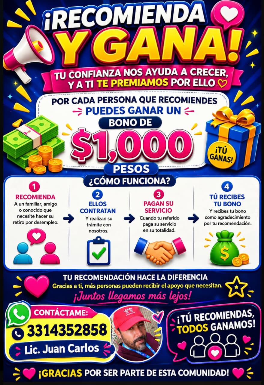 Anuncio original de la promoción Recomienda y gana
